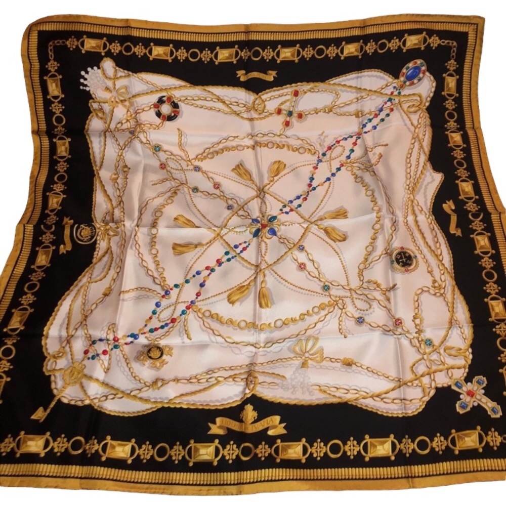 🖤✝️ Silk Rosary/Cross Scarf BNIB